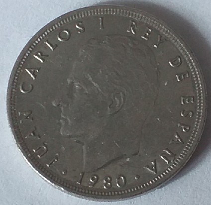 Foto 1 Moneda sin identificar: 5 Pesetas JCI 1980